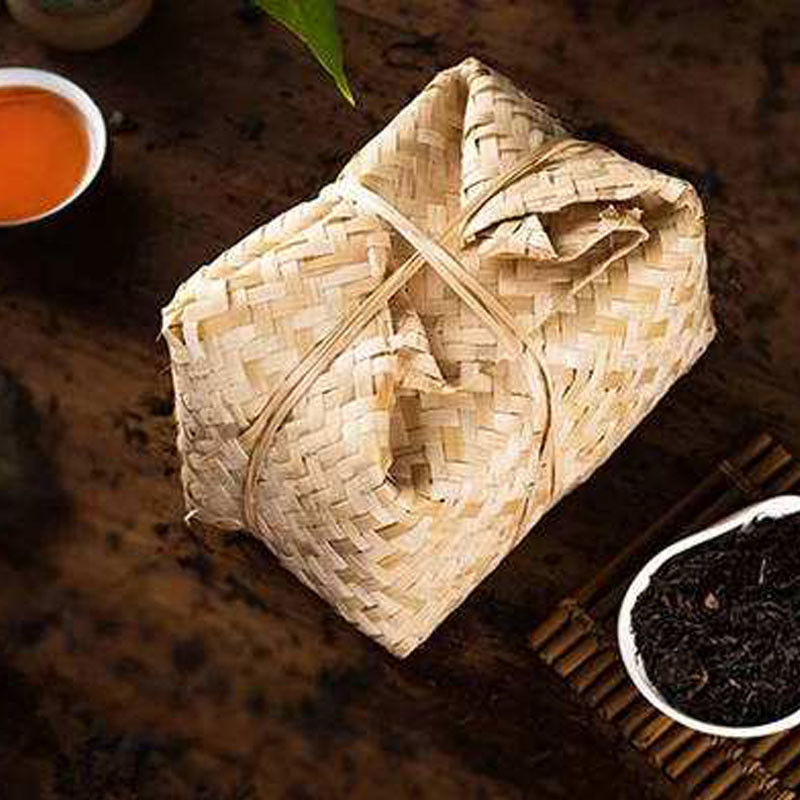 Slimming Anhua Dark Tea , Chinese Compressed Tea Brick Custom Gift Package